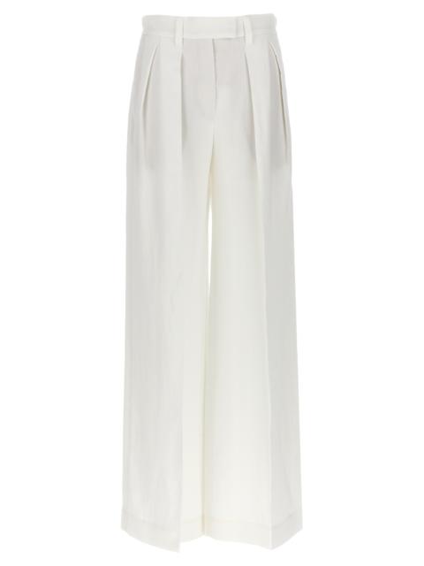 Brunello Cucinelli Palazzo Pants White