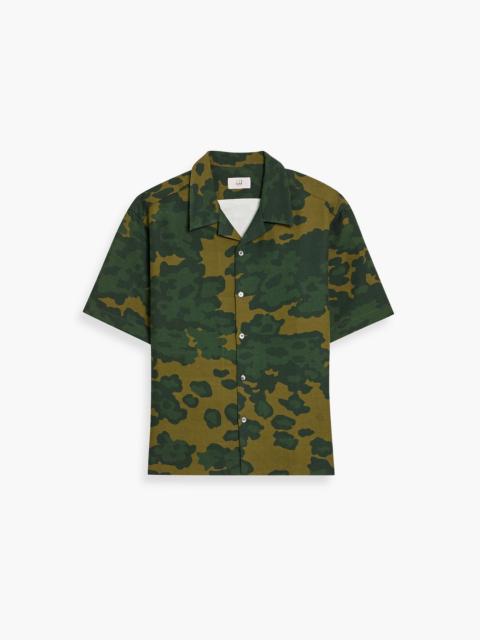 Other Designers Camouflage cotton and linen-blend twill shirt