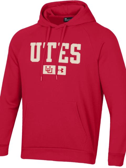 Under Armour Under Armour Men's Utah Utes Red Rival Fleece Pullover Hoodie