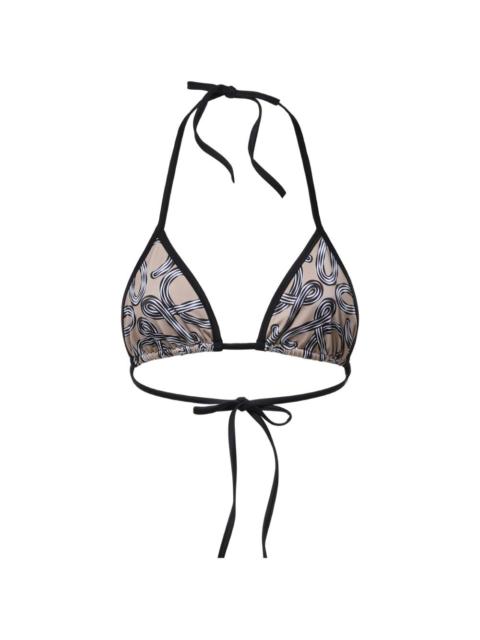 Loewe Loewe Paula's Ibiza Women Anagram Bikini Top