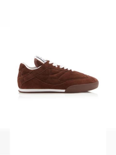 Chloé Kick Suede Sneakers brown