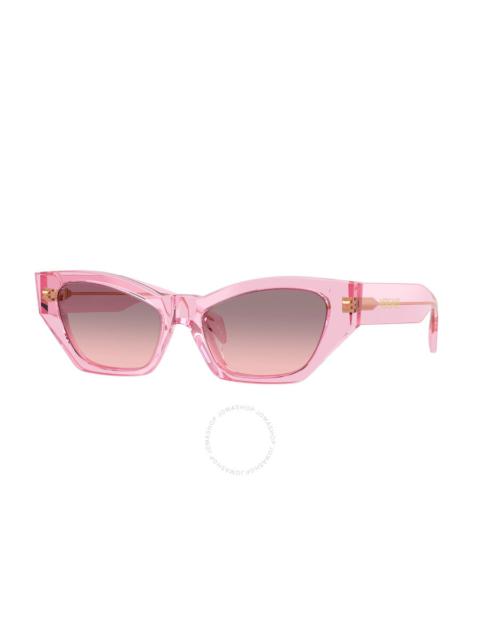 Versace Rose Gradient Cat Eye Ladies Sunglasses VE4488U 53705M 53