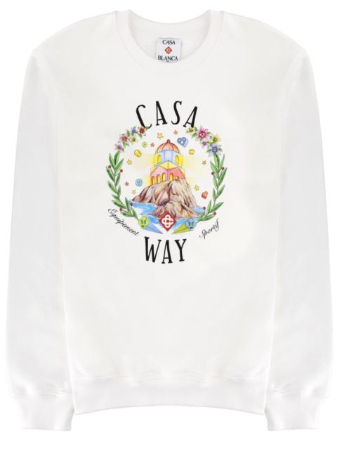 CASABLANCA Casablanca Men "Home Way" Sweatshirt