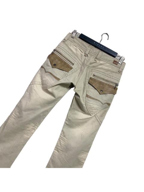 Nicole Club For Men Denim Flare Multipocket Pants Stretch