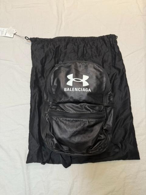 BALENCIAGA Balenciaga x Under Armour leather backpack