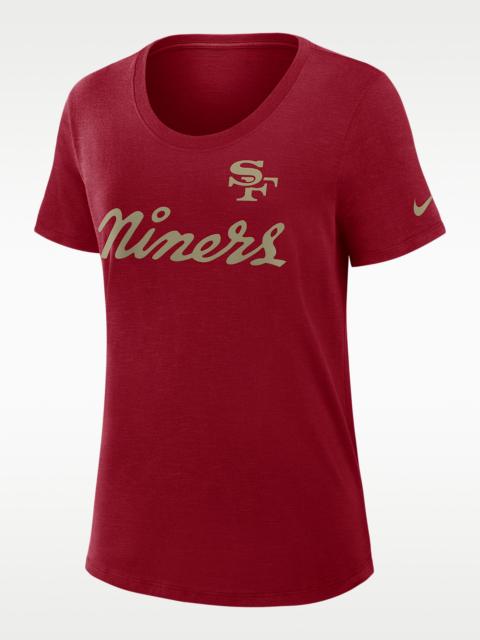 Nike San Francisco 49ers Rivalries Collection Slub Women's Nike Dri-FIT NFL T-Shirt