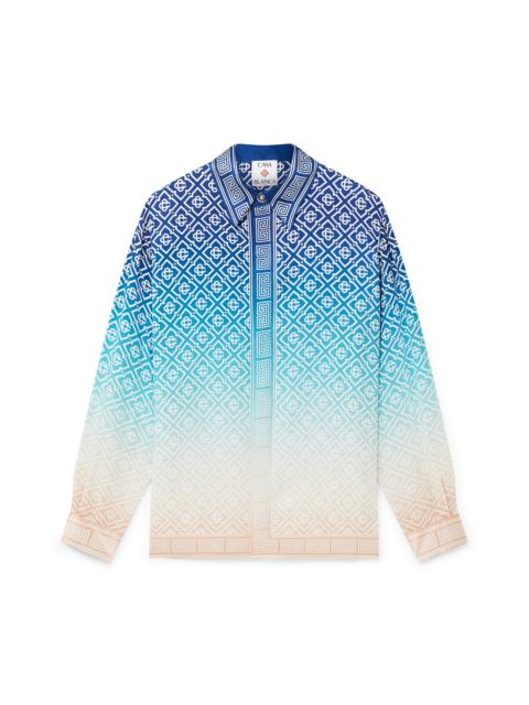 CASABLANCA Jacquard Gradient Silk Shirt | Casablanca Paris