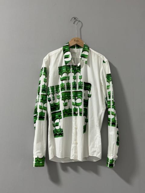 Dries Van Noten Dries Van Noten green print long sleeve shirt