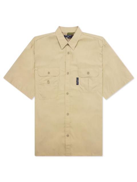 Comme des Garçons Homme NYLON SHIRT - BEIGE