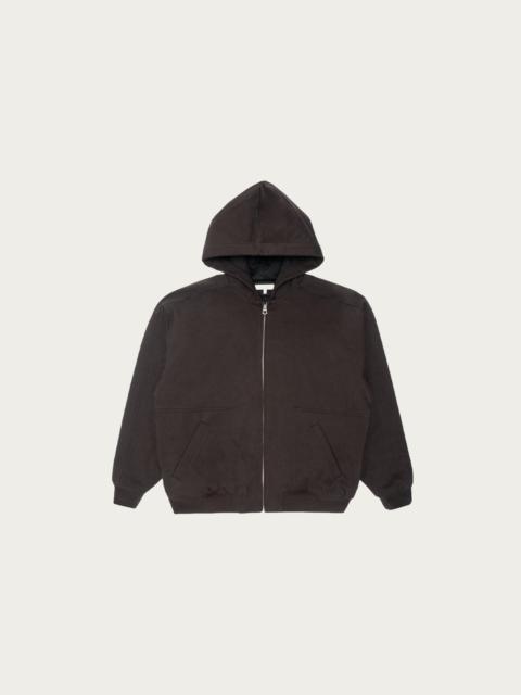 LADY WHITE CO. Hooded Barrington Jacket - Black Mushroom