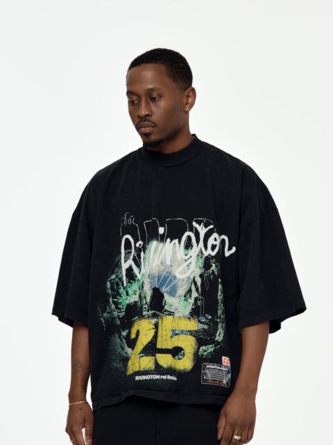 RIVINGTON roi Rebis INNER CHAMER TEE  (JET BLACK)