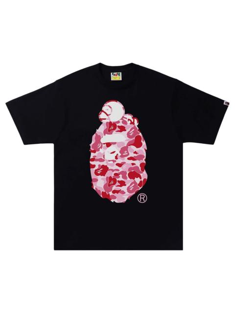 A BATHING APE® BAPE ABC Camo Milo On Big Ape Tee 'Black/Pink'