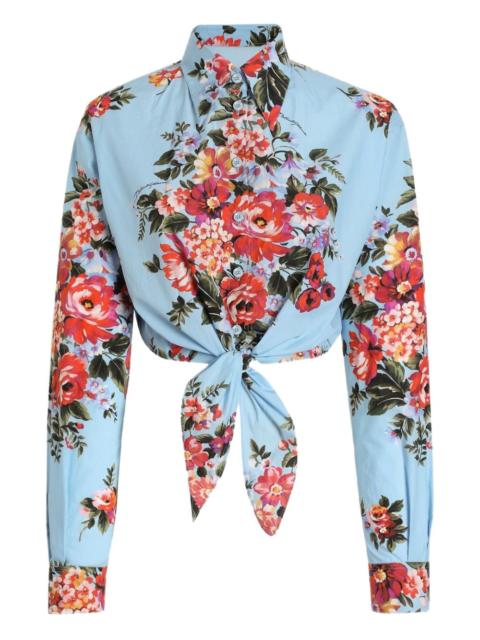 Dolce & Gabbana Dolce & Gabbana Women Flower Print Cotton Shirt