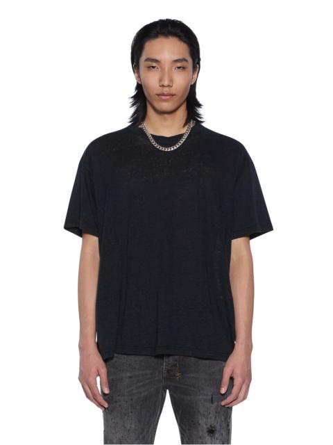 Ksubi SID LINEN SS TEE JET BLACK