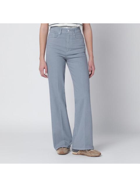 A.P.C. A.P.C. Blue-Grey Cotton Trousers Women