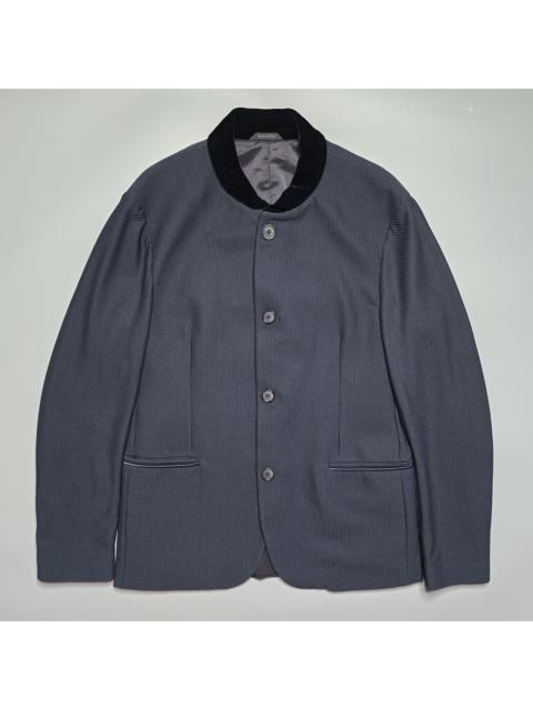 GIORGIO ARMANI Giorgio Armani - Stand Collar Jacket - Navy
