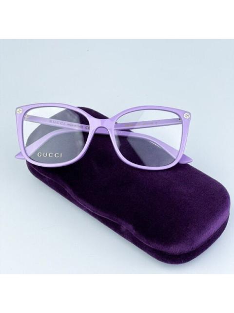 GUCCI NEW Gucci GG0026O 014 Violet Square Women Eyeglasses GG 0026O