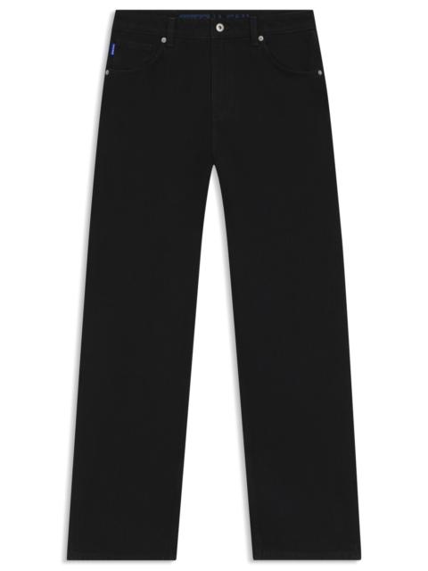 HUGO SLIM-FIT JEANS IN BLACK STRETCH DENIM