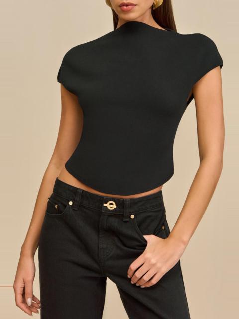 Cult Gaia VIRGINIANA KNIT TOP