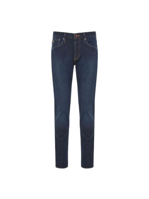 logo-patch jeans