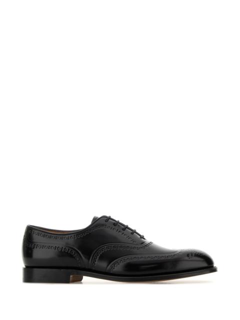 Church's Black leather Chetwynd lace-up shoes