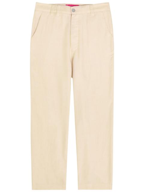 The Elder Statesman The Elder Statesman Pashmina Norm Wool and Cashmere-blend Trousers