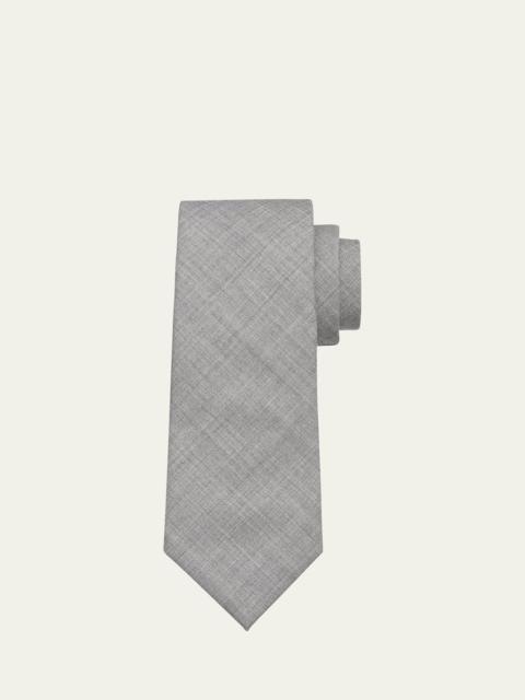 Brunello Cucinelli Men's Lightweight Wool Solid Tie