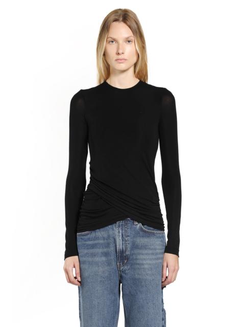 AGOLDE Agolde Woman Black T-shirts & Tank Tops