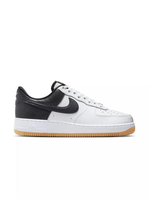 Nike Air Force 1 '07 LV8 "Summit White/Black/Metallic Silver" Men's Shoe