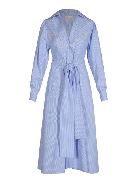 Johanna Ortiz Vela De Cruz Midi Dress light blue