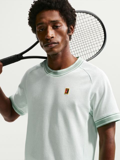 Nike NikeCourt Heritage Men's Short-Sleeve Tennis Top