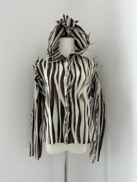 ISSEY MIYAKE Issey Miyake 2007 runway thorn hooded shirt