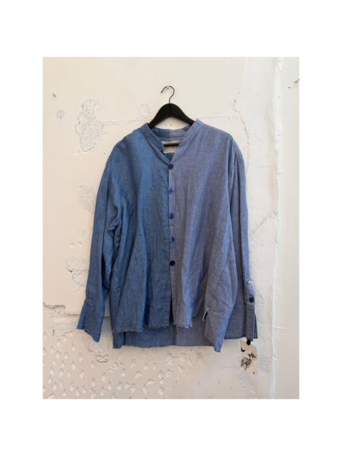 Greg Lauren Greg Lauren SAMPLE Split Linen Studio Shirt