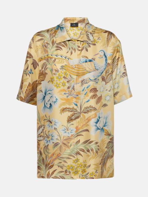 Etro Floral silk shirt