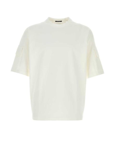C.P. Company C.P. Company Men White Stretch Cotton T-Shirt