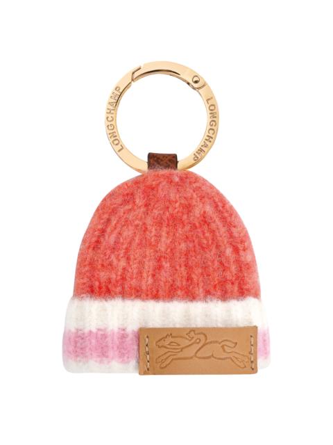 Longchamp Le Pliage Collection Key ring Coral/Pink - Canvas