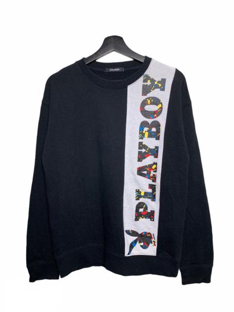 Other Designers Playboy - Playboy Spellout Logo Crewneck Sweatshirt