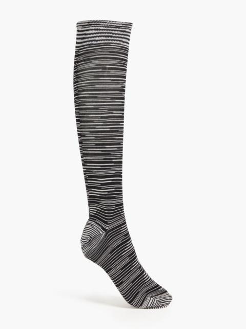 Missoni Space-dyed cotton-blend socks