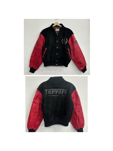 Ferrari 90’s Rare Ferrari Magneti Marelli Leather Jacket