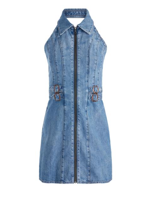 Alice + Olivia AXELLE DENIM MINI DRESS