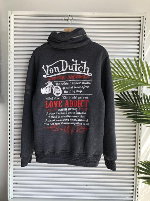 Other Designers Von Dutch Love Addict Sherpa Zipper Jacket Hoodie
