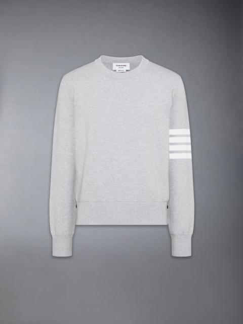 Thom Browne COTTON CREPE 4-BAR MILANO STITCH PULLOVER