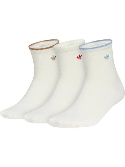 adidas adidas Luna Quarter High Socks - 3 Pack