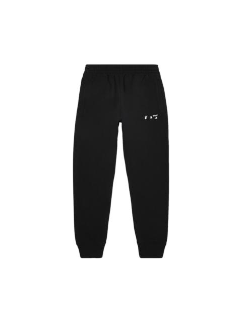 Off-White Off-White Logo Short Cuff Sweatpant 'Black'