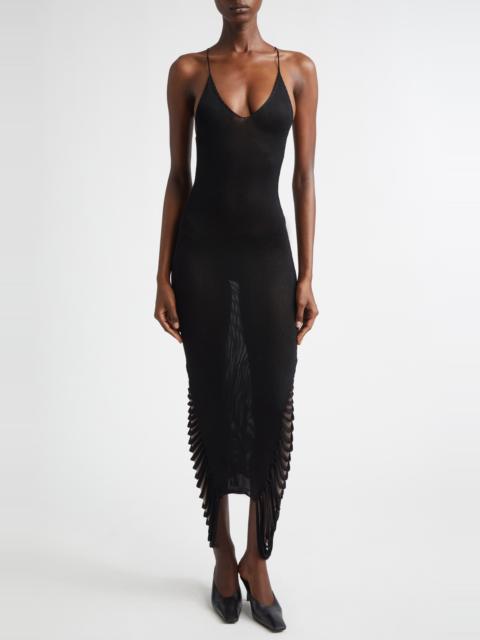 AISLING CAMPS Aisling Camps Stalactite Sweater Slipdress in Black at Nordstrom