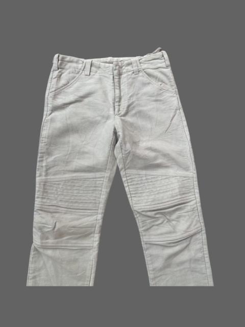 Helmut Lang Vintage Archive AW99 Moleskin Astro Biker Pants