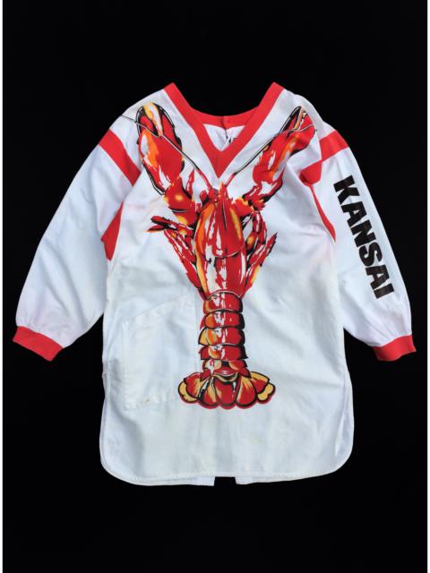 Other Designers Very Rare - Vintage Kansai Yamamoto Lobster Print Big Logo Long Jacket