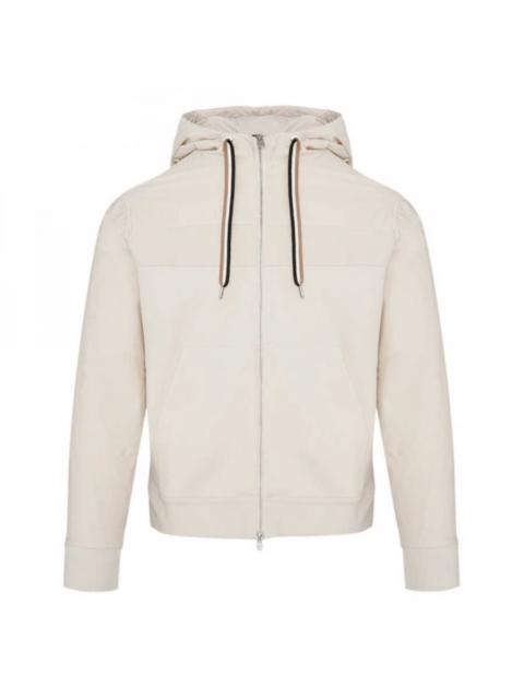 Other Designers Hugo Boss Tonal Insert Zip-Up Hoodie