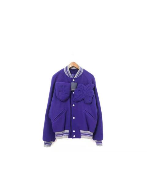 Louis Vuitton Asia exclusive purple baseball varsity jacket