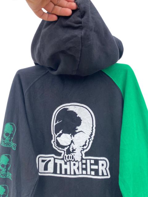 Other Designers Skulls - Seven Three Skull Printed Hoodie